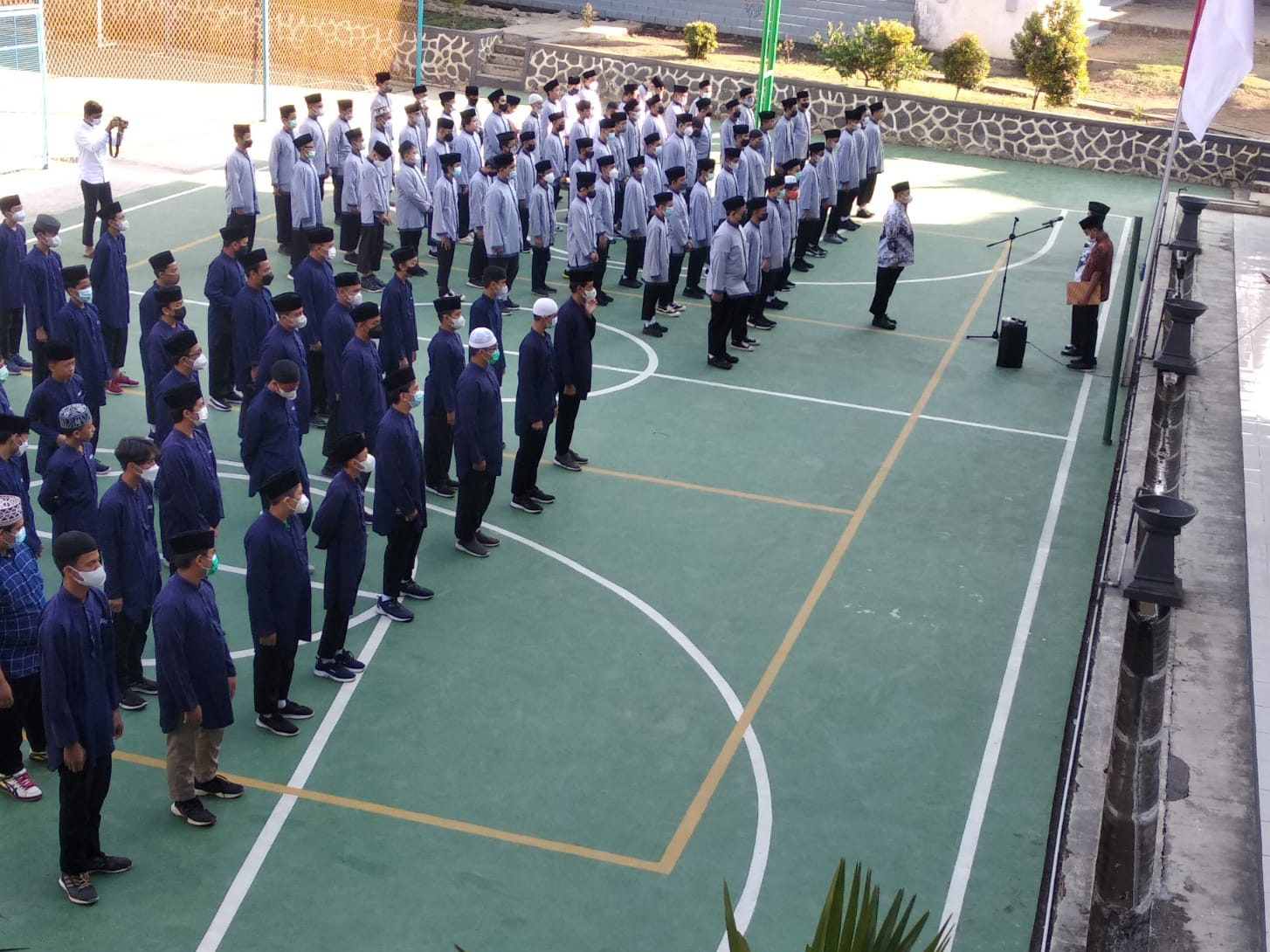 Upacara Peringatan HUT Ke-76 Kemerdekaan Republik Indonesia Di Pondok ...